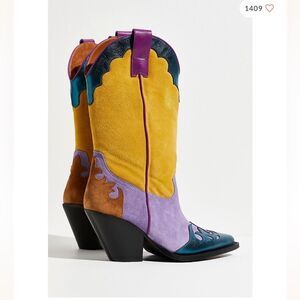 Free People Toral - Firecracker Western Cowboy Boots